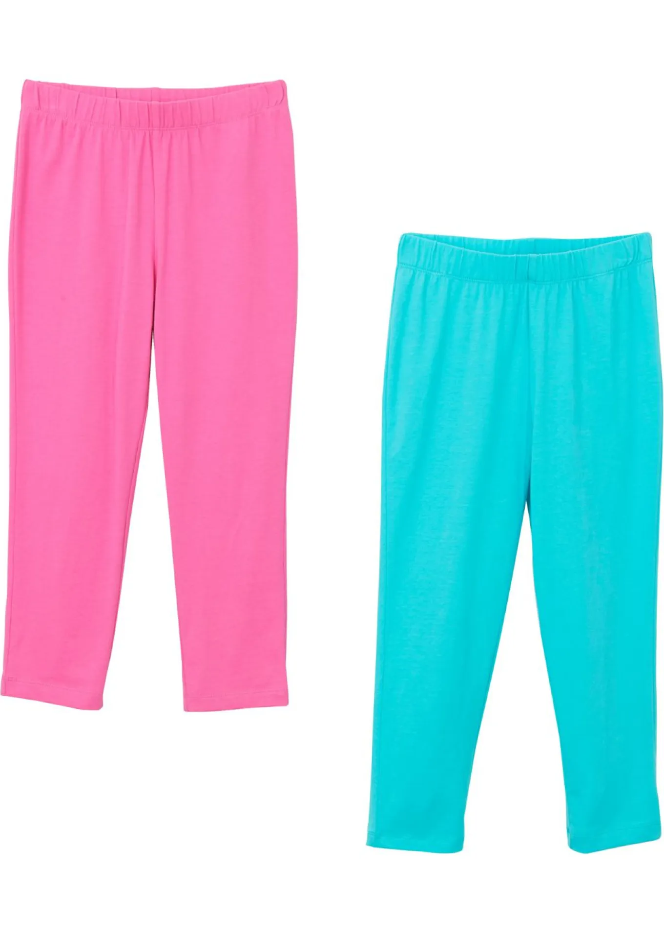 Leggings capri de mezcla de algodón orgánico elástico (2 unidades)