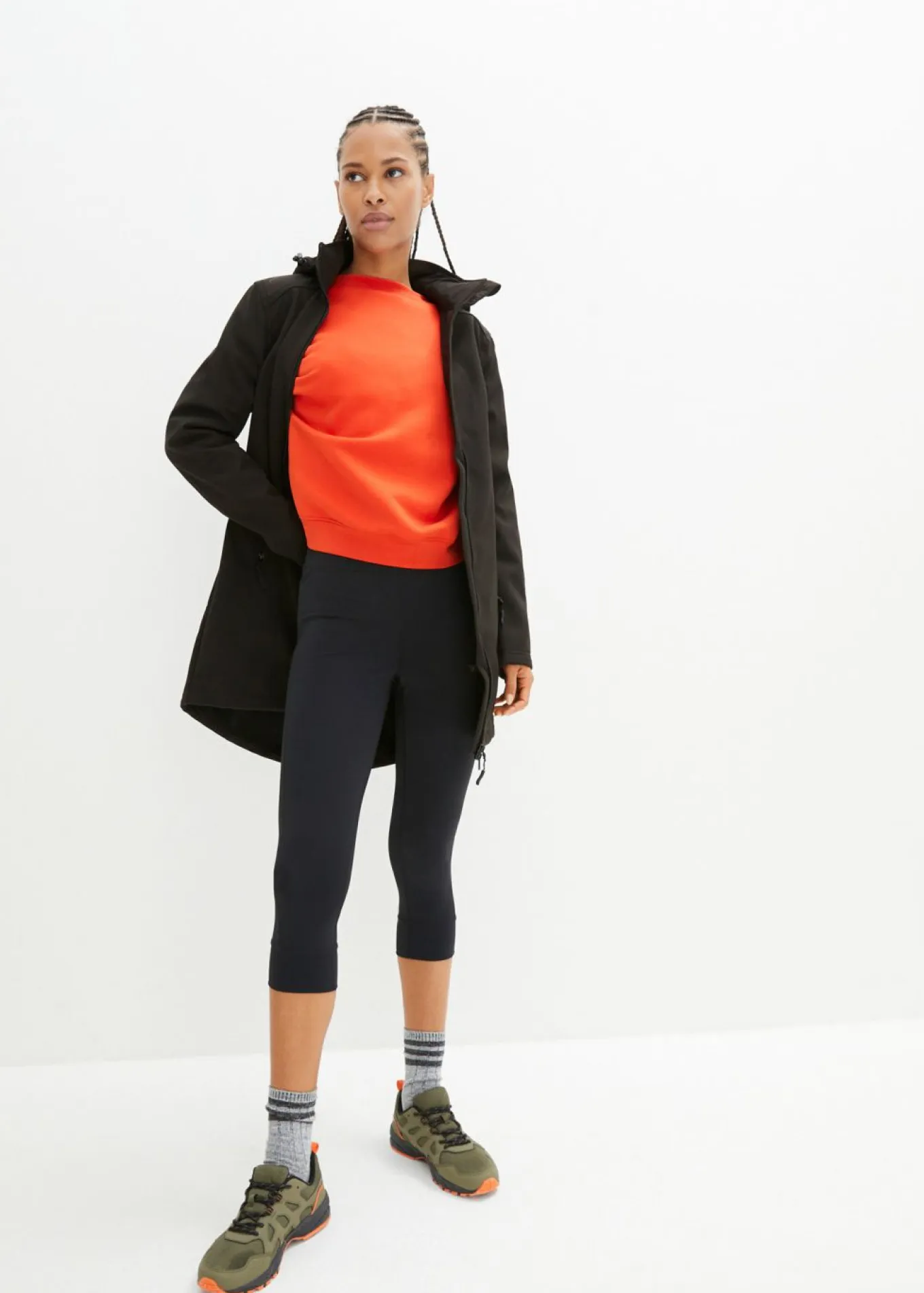 Leggings capri, de secado rápido