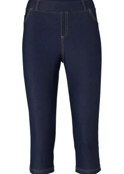 Leggings capri efecto vaquero