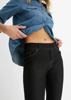 Leggings con aspecto de vaquero