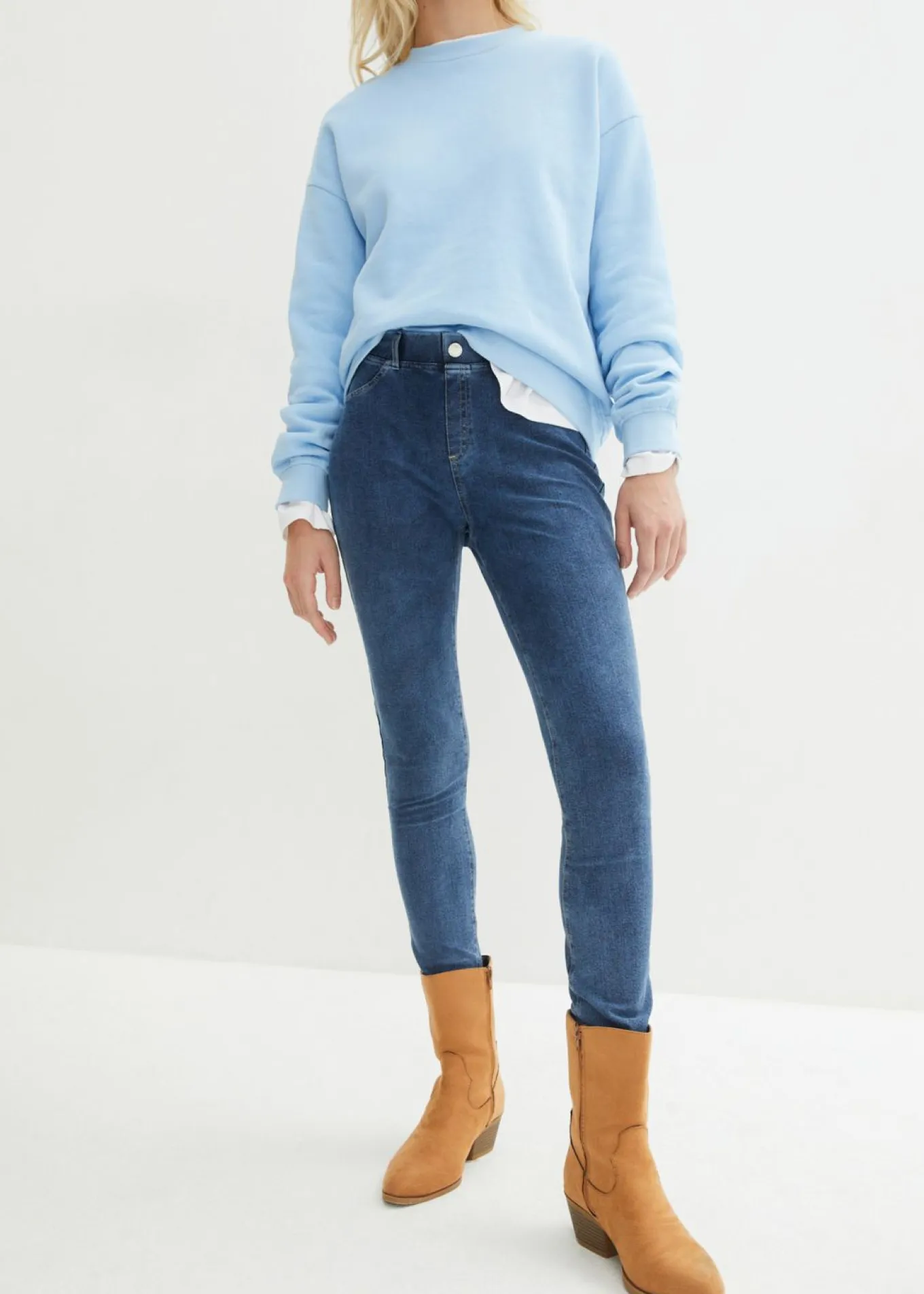 Leggings con aspecto de vaquero