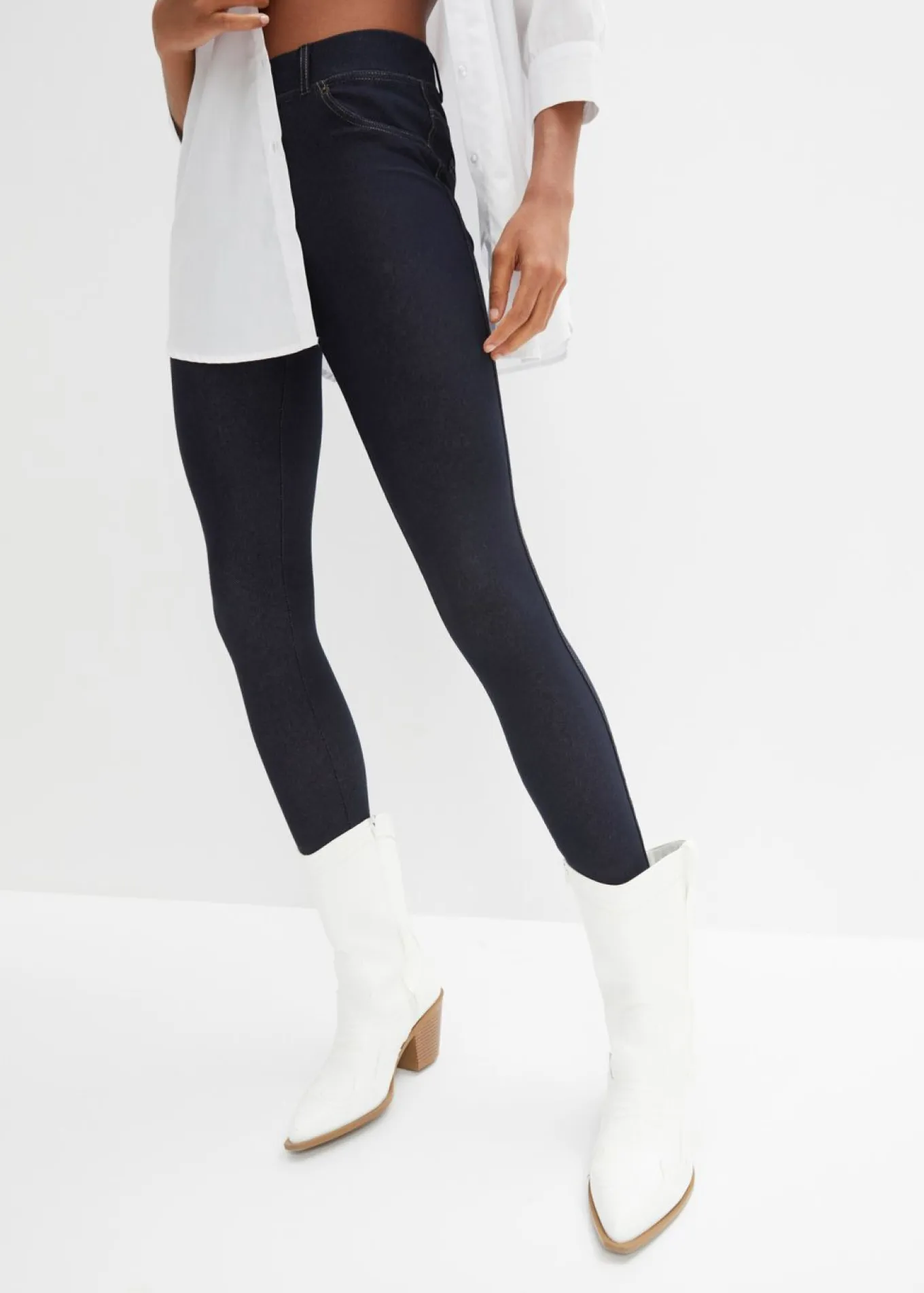 Leggings con aspecto de vaquero