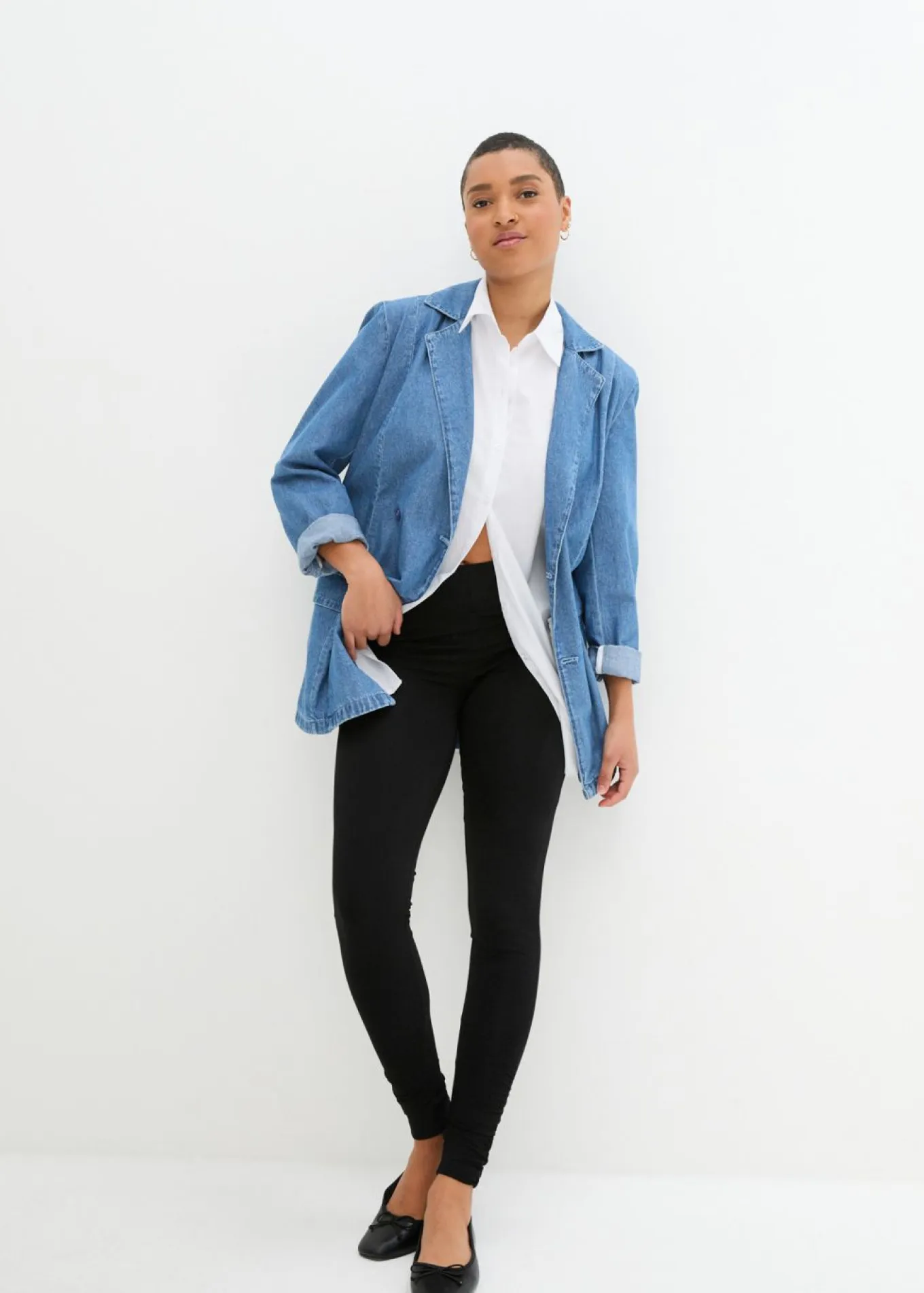 Leggings con cintura cómoda y ancha