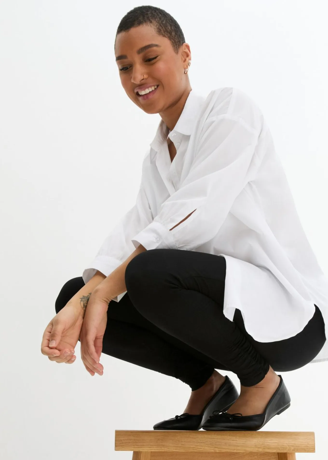 Leggings con cintura cómoda y ancha