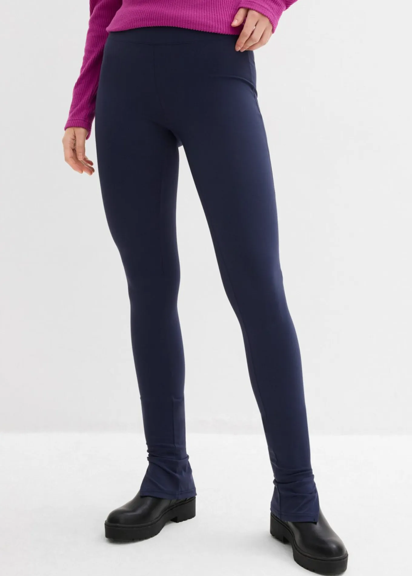 Leggings con costura rasgada