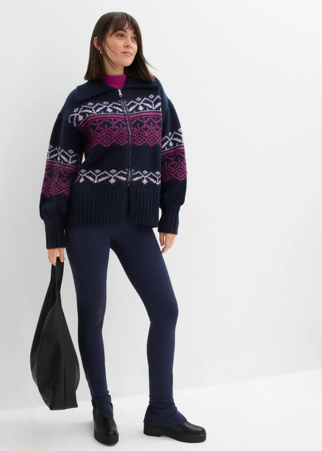 Leggings con costura rasgada