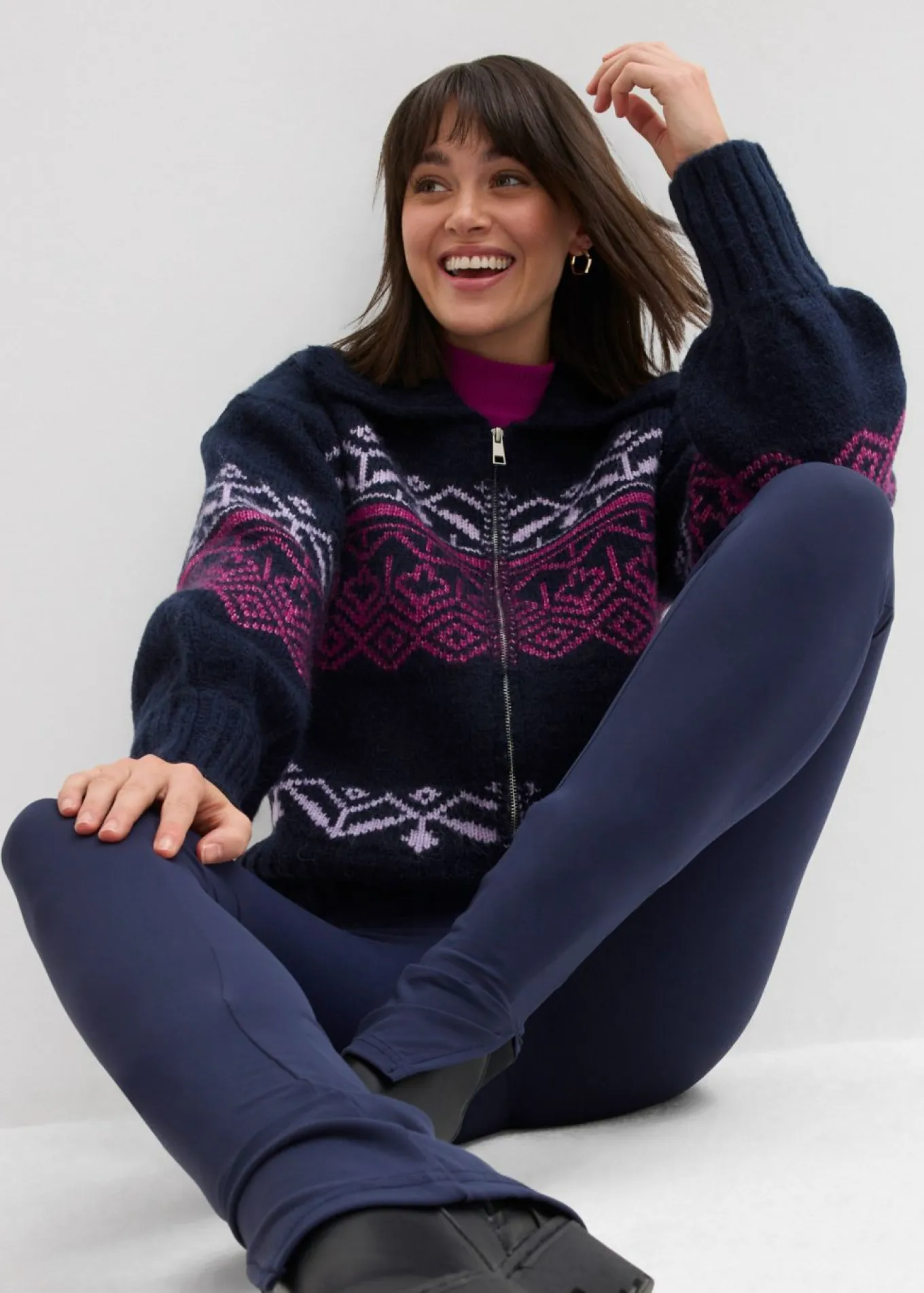 Leggings con costura rasgada