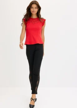 Leggings con encaje