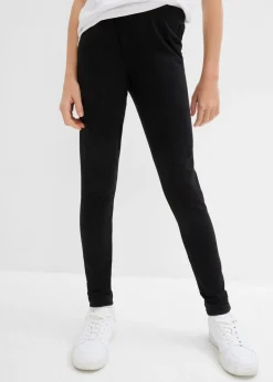 Leggings confeccionados con mezcla de algodón ecológico elástico (3 unidades)
