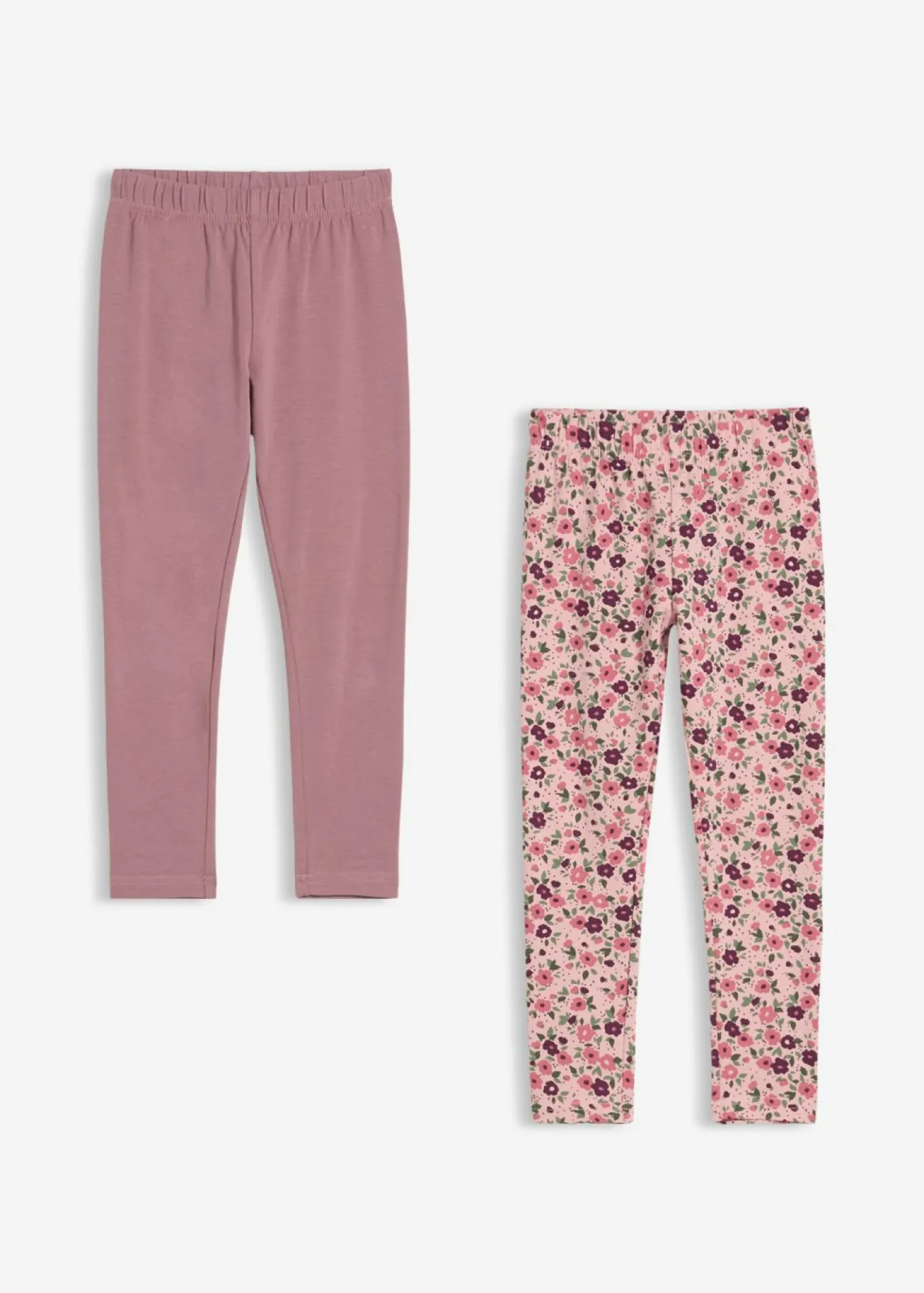 Leggings confeccionados con una mezcla de algodón ecológico orgánico (2 unidades)