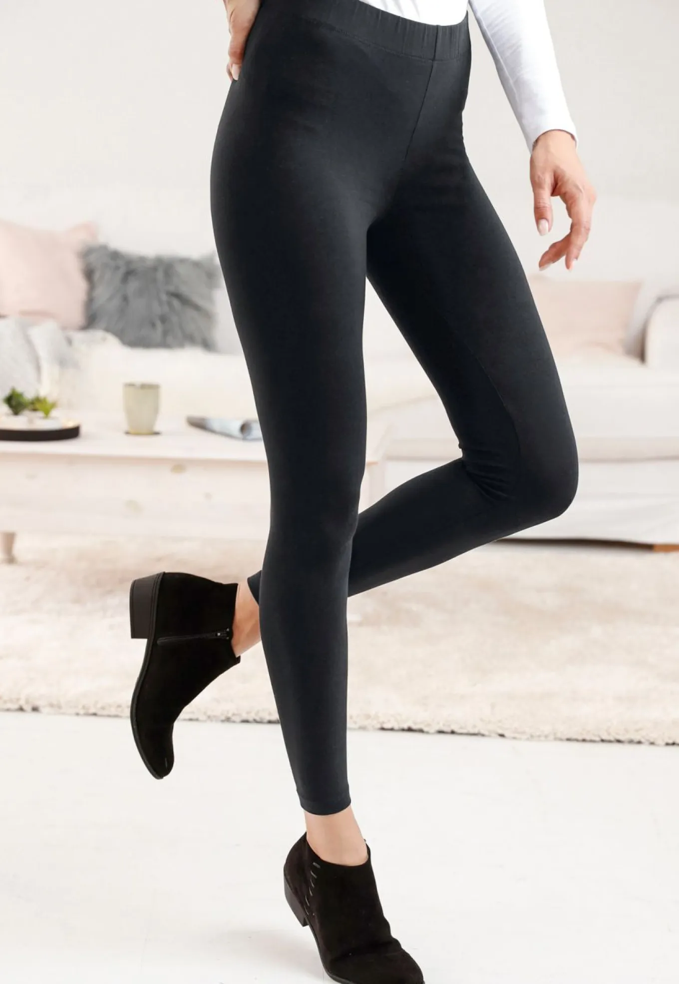 Leggings de mezcla de algodón