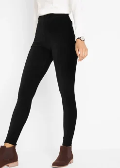 Leggings de pana fina con cintura ancha y cómoda