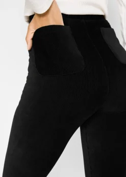 Leggings de pana fina con cintura ancha y cómoda