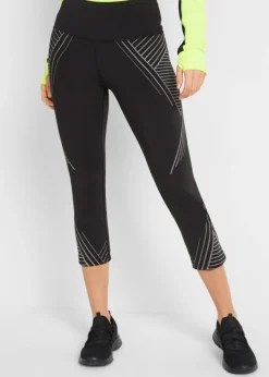 Leggings deportivos con bolsillos, largo 3/4