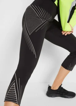 Leggings deportivos con bolsillos, largo 3/4
