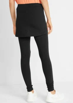 Leggings deportivos con falda, hasta el tobillo