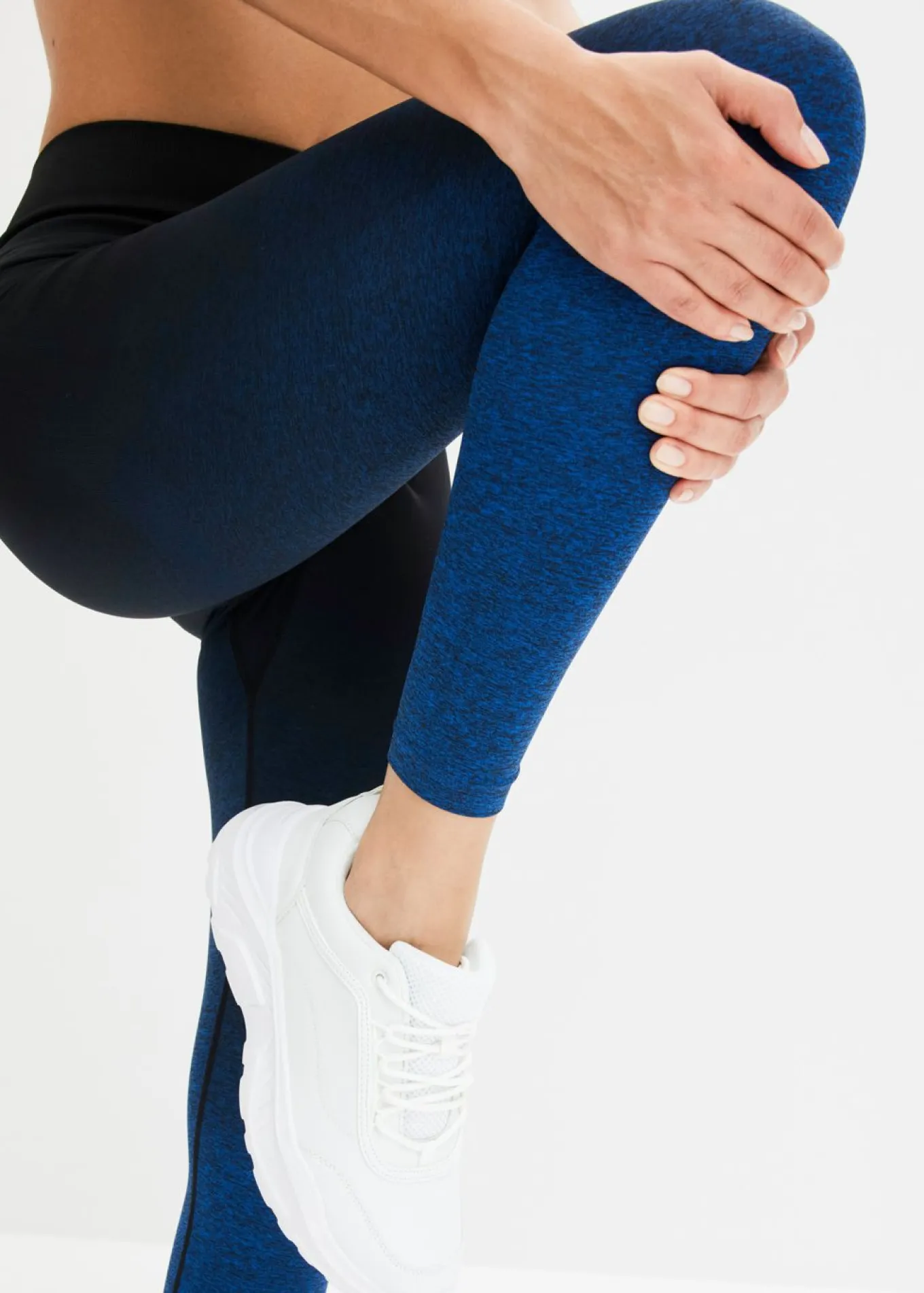 Leggings deportivos de material de secado rápido sin costuras con degradado cromático