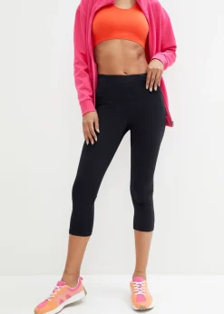 Leggings deportivos moldeadores con bolsillo y largo capri