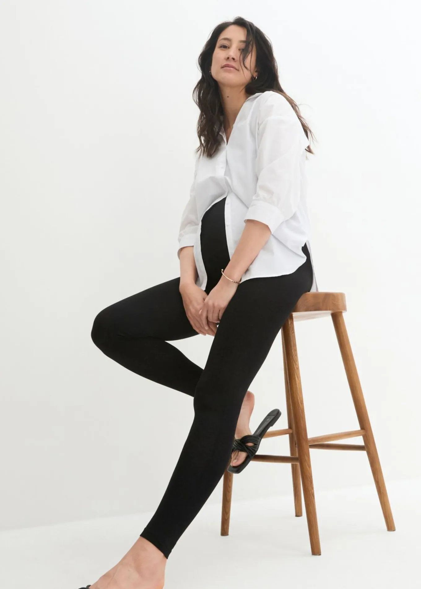 Leggings premamá de algodón orgánico (2 unidades)