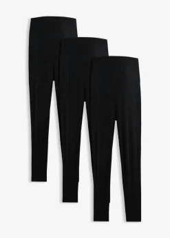 Leggings premamá de algodón orgánico (3 unidades)