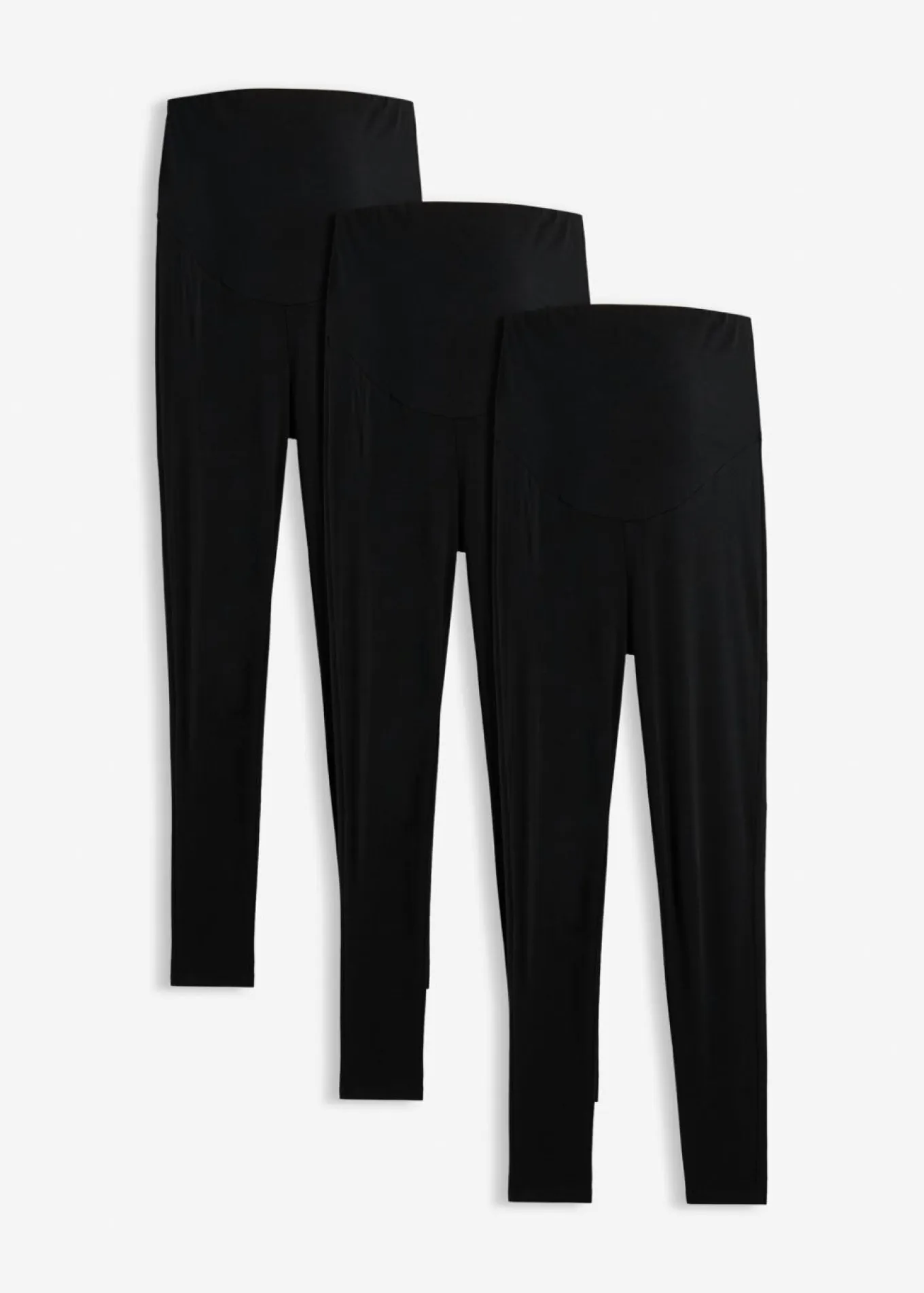 Leggings premamá de algodón orgánico (3 unidades)