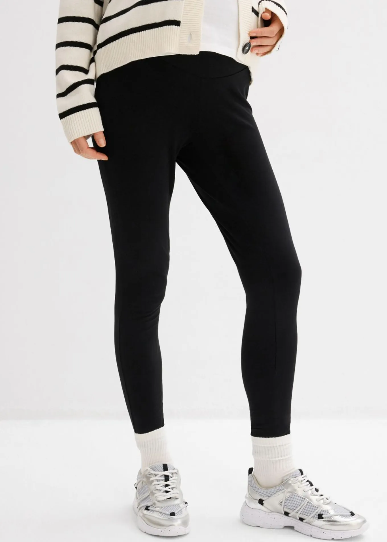 Leggings premamá de algodón orgánico (3 unidades)