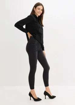 Leggings tipo medias, moldeadores, en look vaquero
