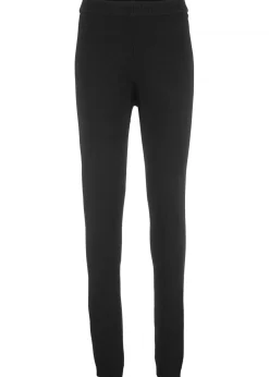 Leggings térmico con terminaciones en canalé