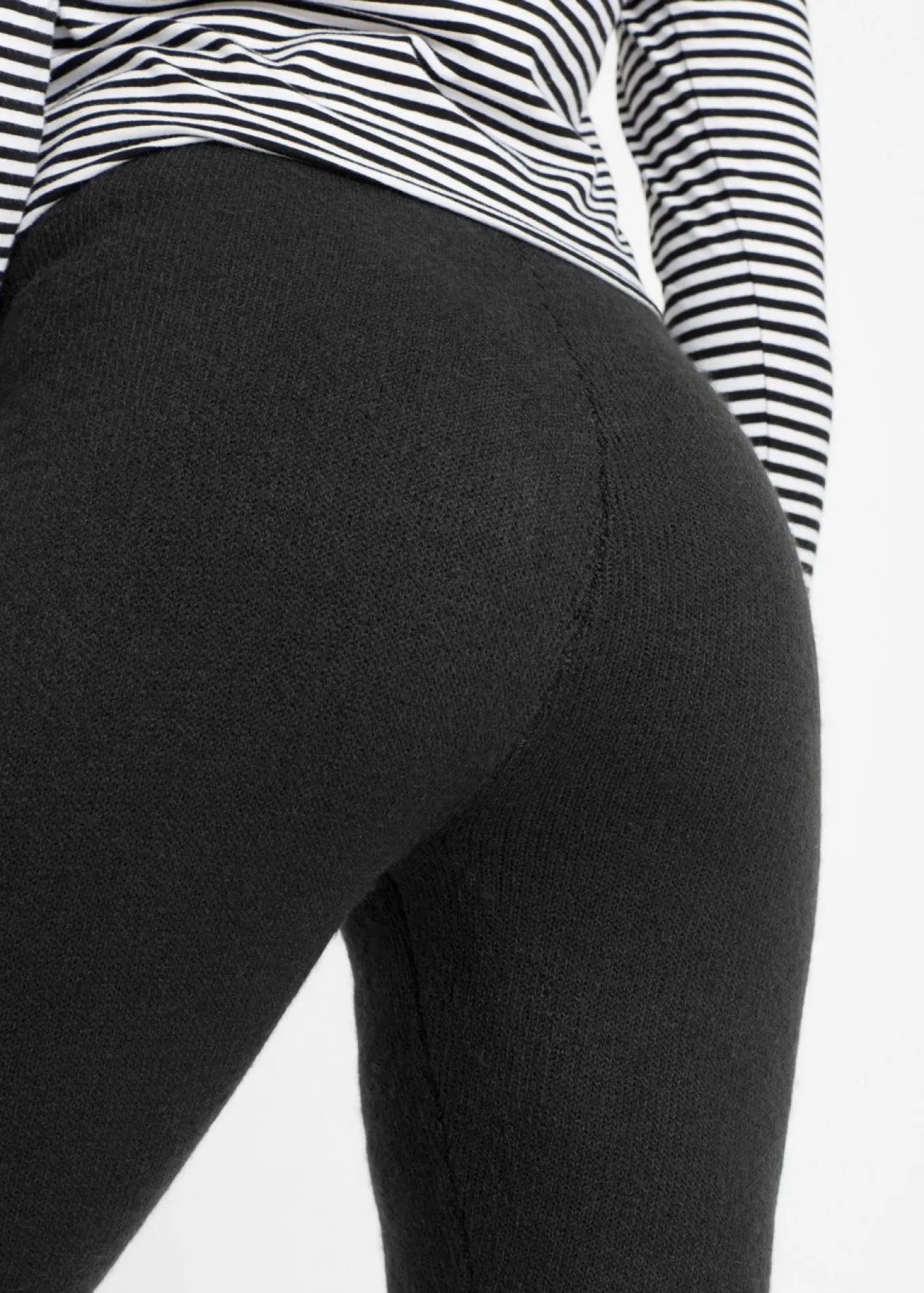 Leggings térmico con terminaciones en canalé