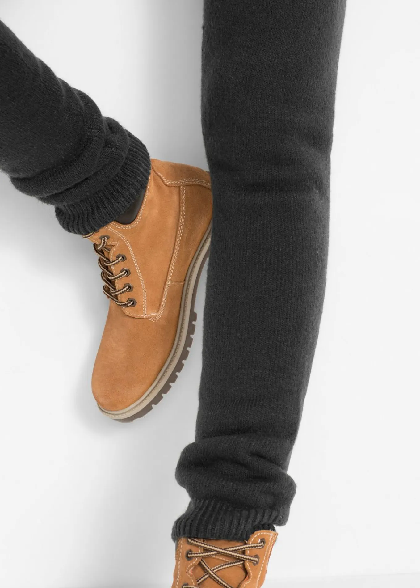 Leggings térmico con terminaciones en canalé