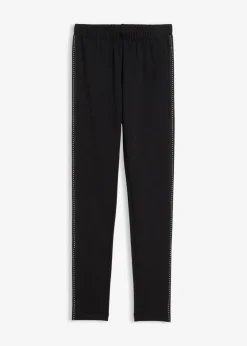 Leggings térmicos con banda de tachuelas