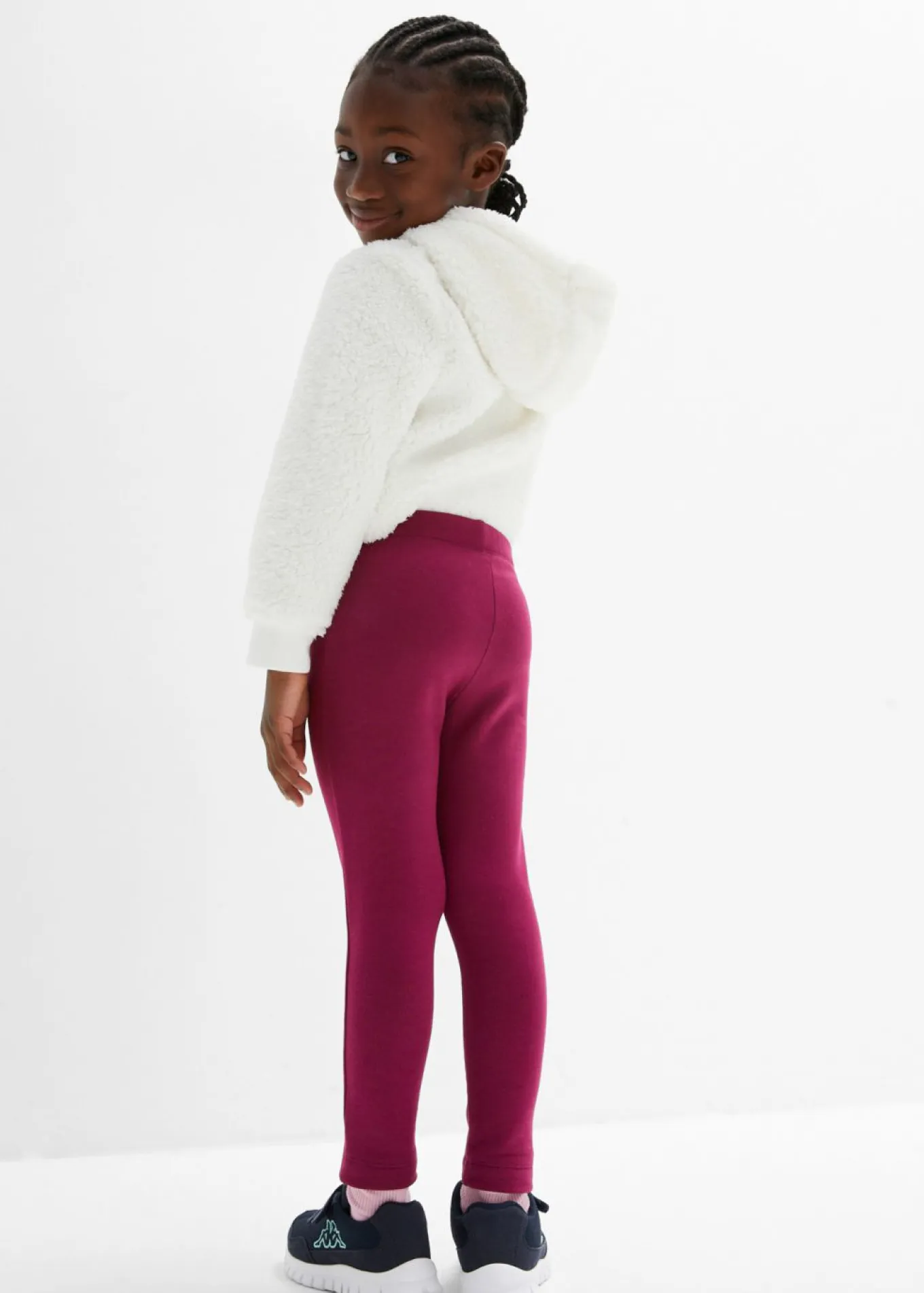 Leggings térmicos de mezcla de algodón elástico