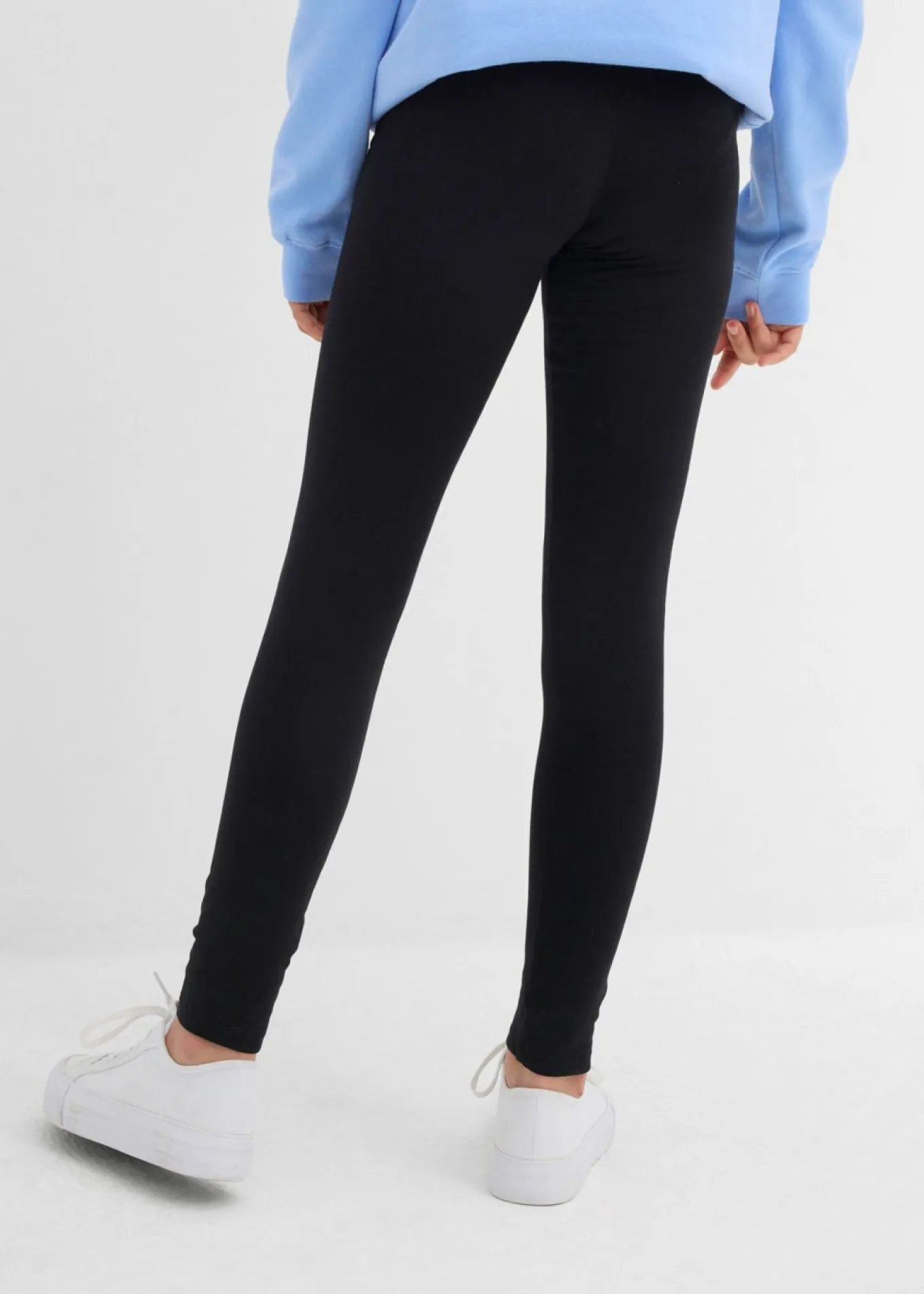 Leggings térmicos de mezcla de algodón elástico (3 unidades)