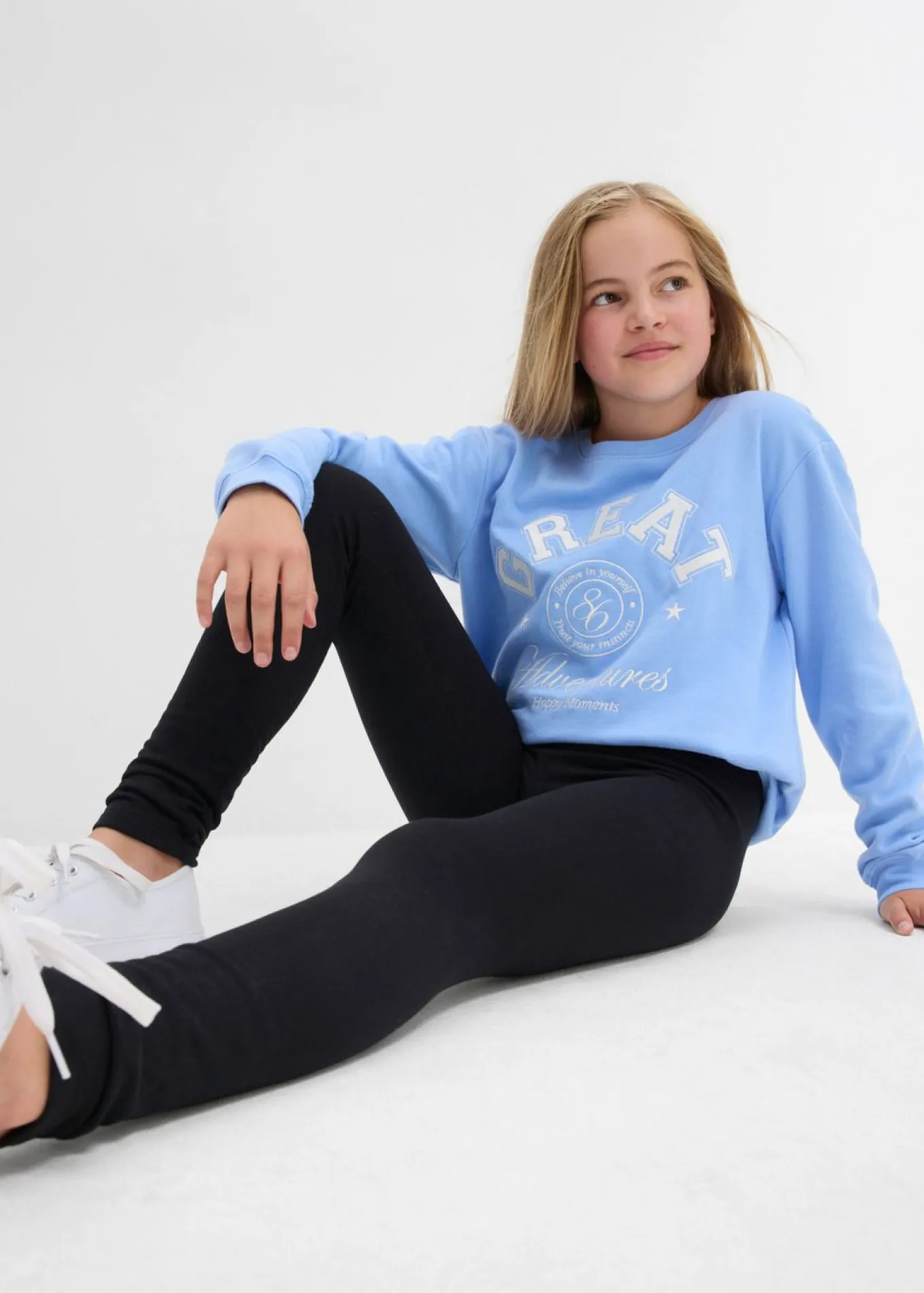 Leggings térmicos de mezcla de algodón elástico (3 unidades)