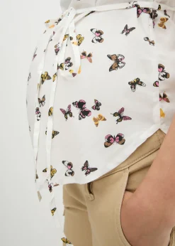 Ligera blusa premamá de viscosa