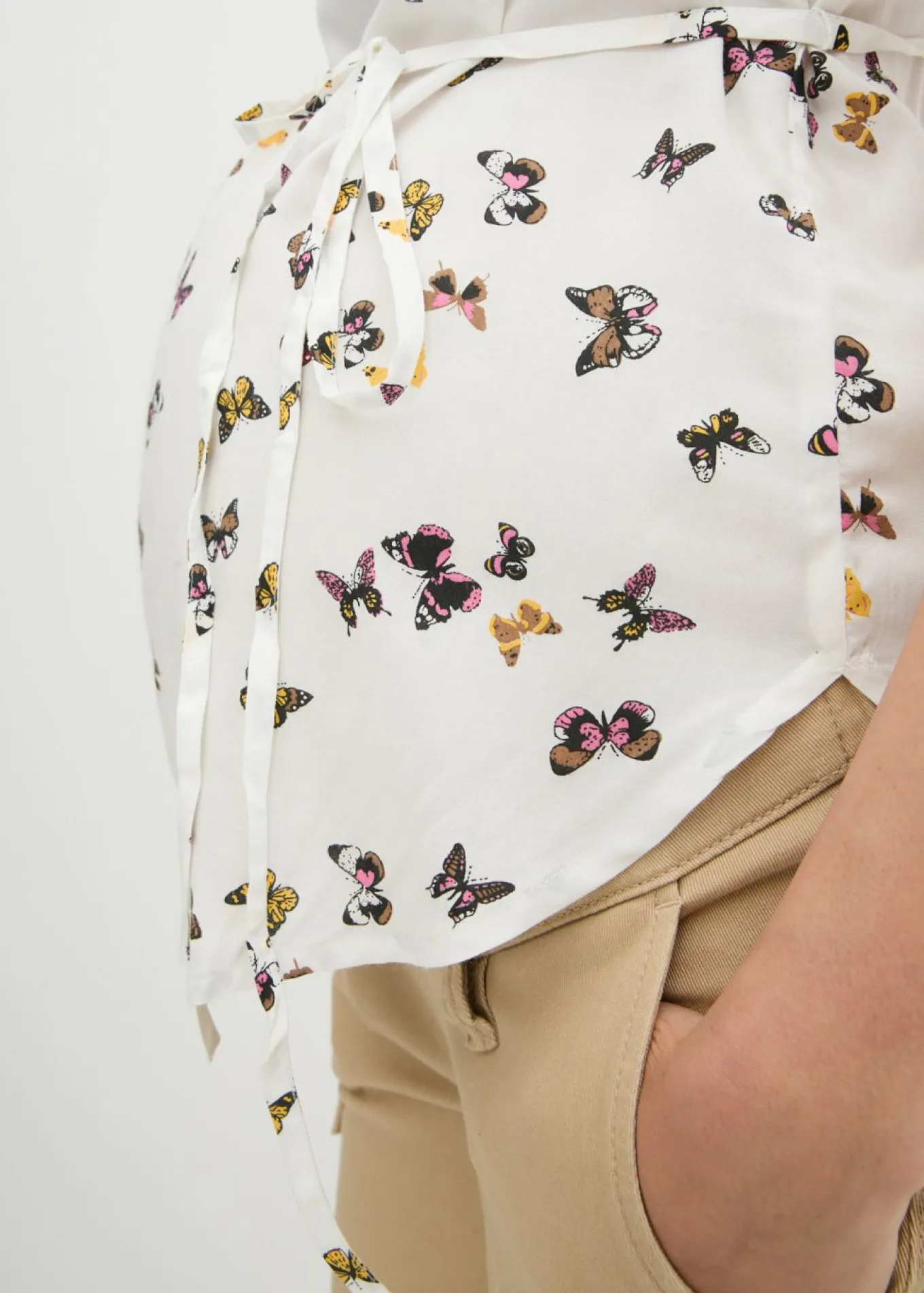 Ligera blusa premamá de viscosa