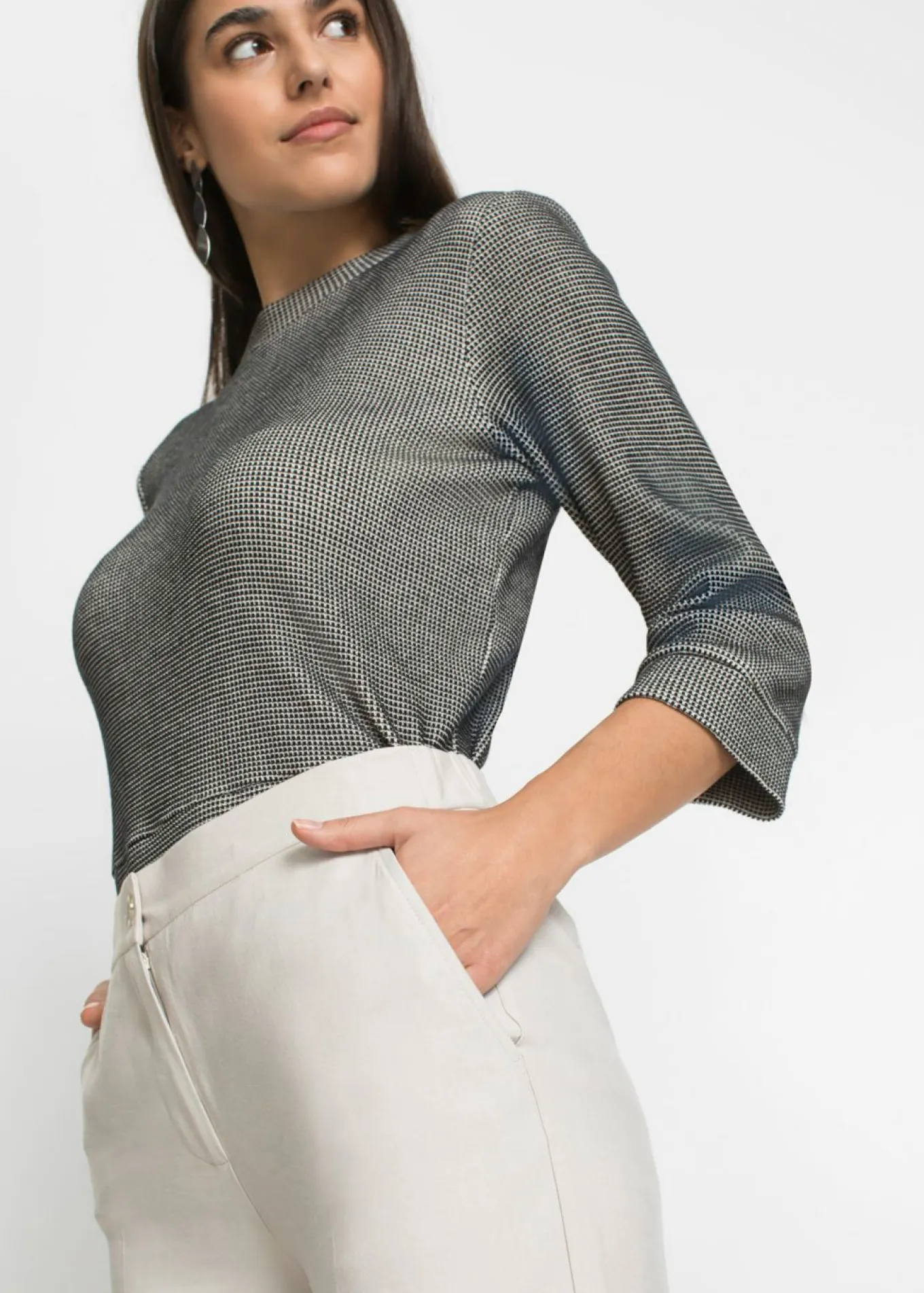 Ligero pantalón Marlene con viscosa