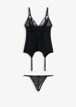 Liguero + tanga (conjunto de 2 piezas)