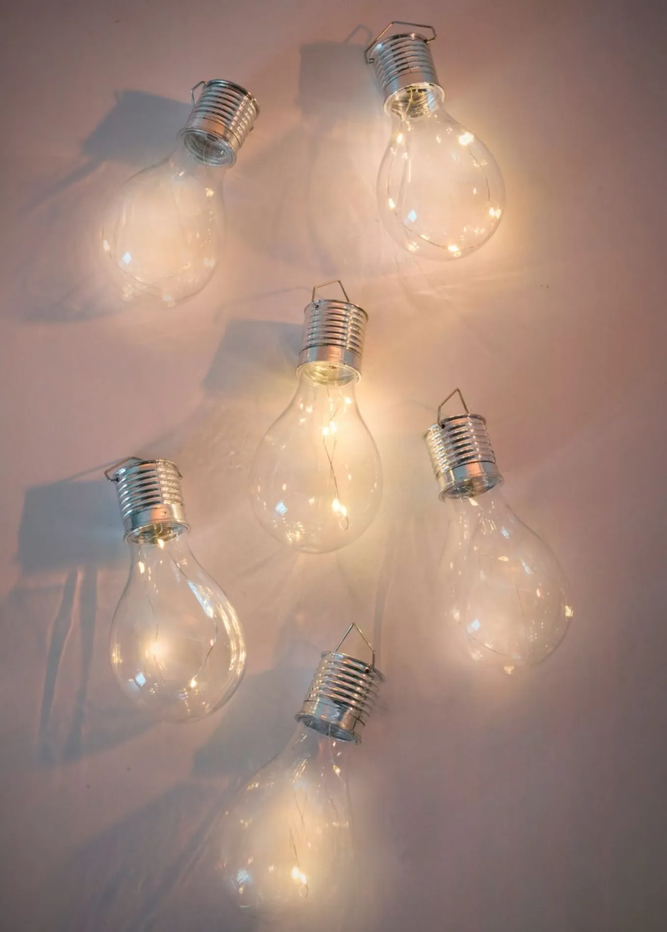 Lámpara decorativa solar (6 unidades)