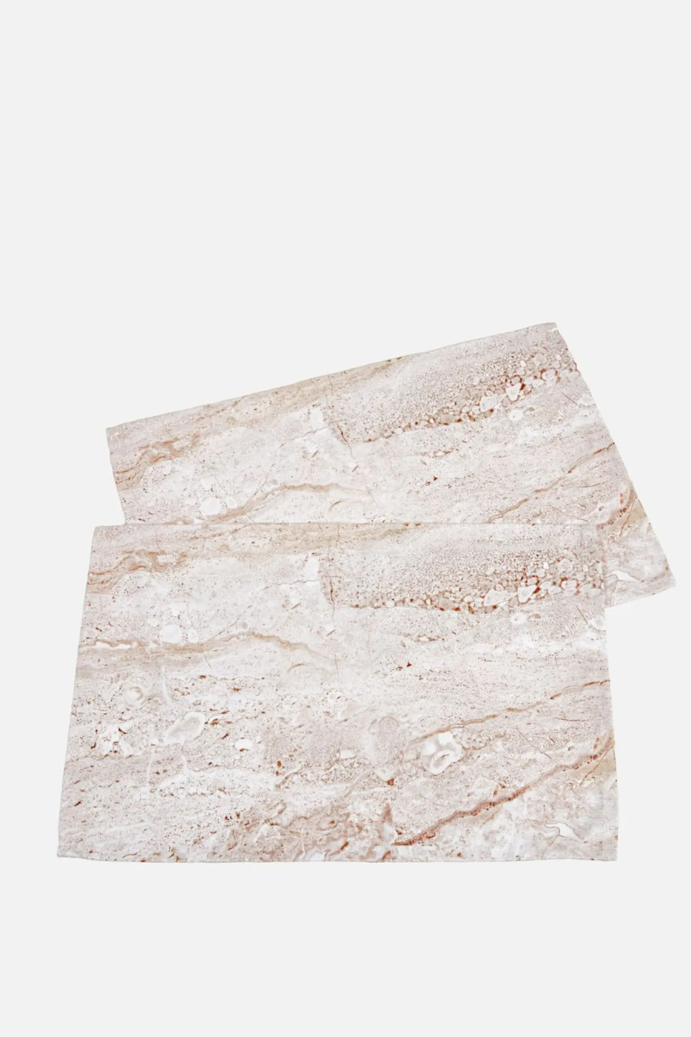 Mantel individual con estampado de mármol (2 unidades)