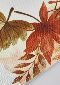 Manteles individuales con estampado de hojas (4 unidades)