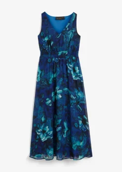Maxivestido con estampado tropical