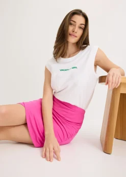Minifalda con fruncidos