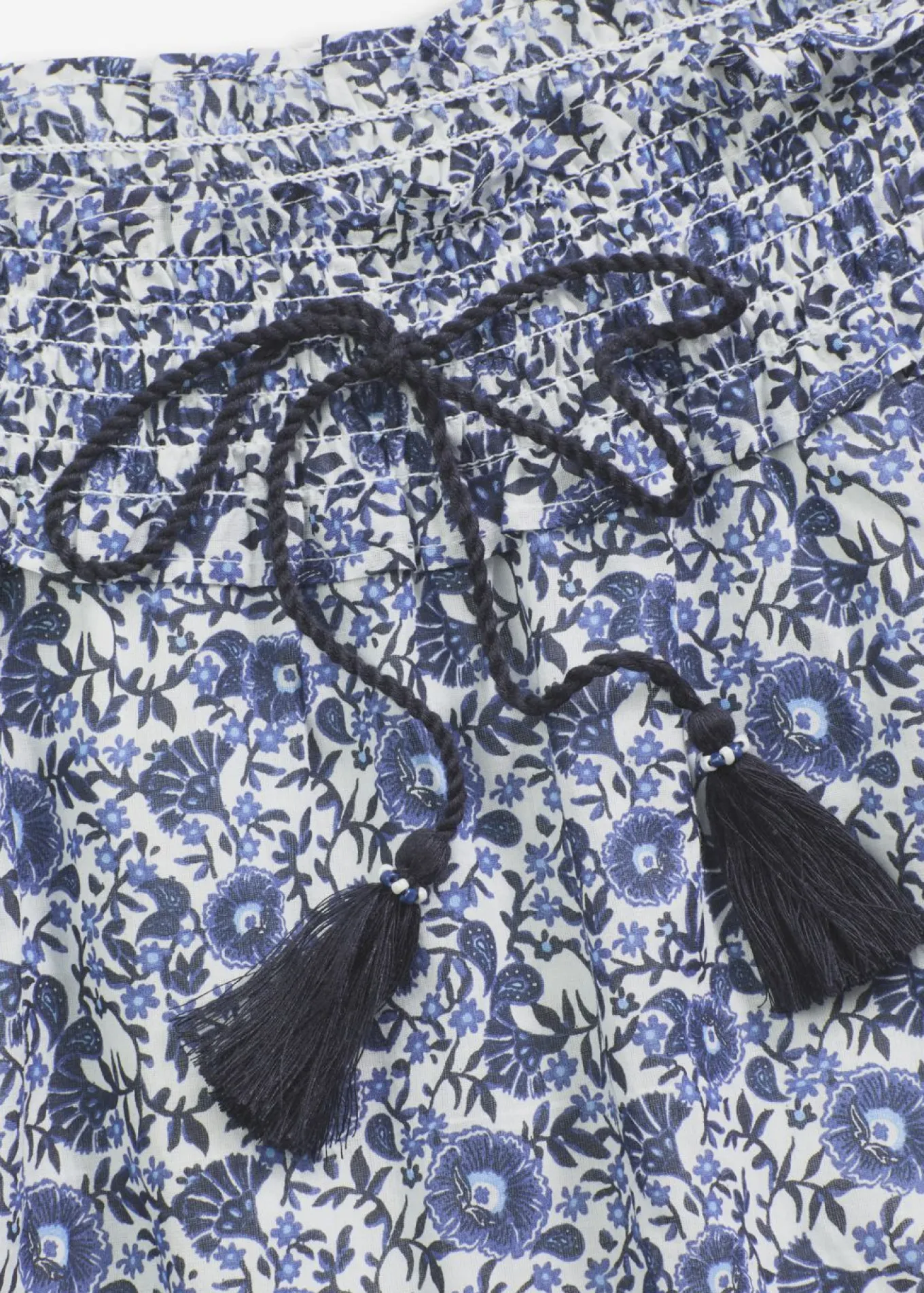 Minifalda de algodón ligero con diseño bohemio