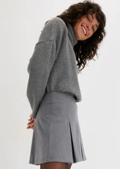Minifalda de mezcla de viscosa