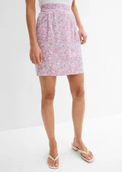 Minifalda de viscosa fluida