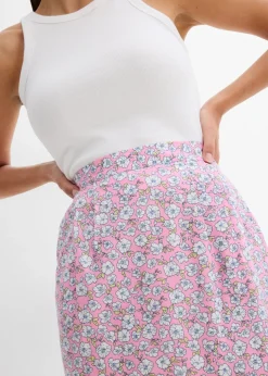 Minifalda de viscosa fluida