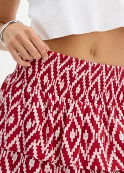 Minifalda de viscosa fluida