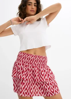 Minifalda de viscosa fluida