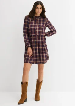 Minivestido de viscosa suave